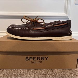 Men's Sperry Top-Sider Authentic Original 2-Eye Leather Boat Shoe (9.5W)